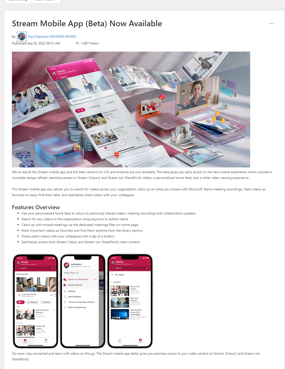 卷土重来,微软推出视频管理工具